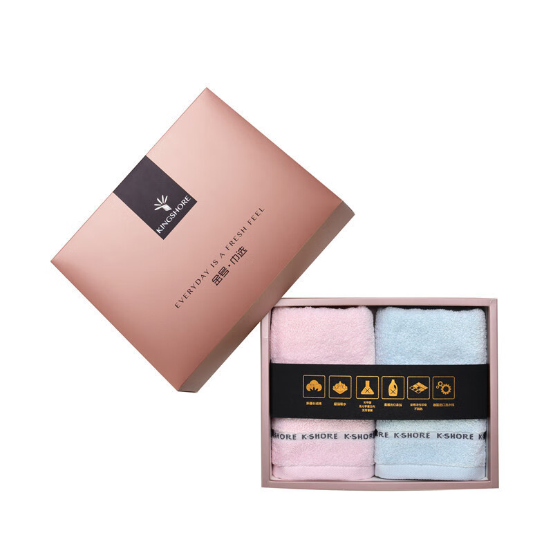 金号 绣丽/毛巾系列-4 双条毛巾礼盒装 HY1678-4