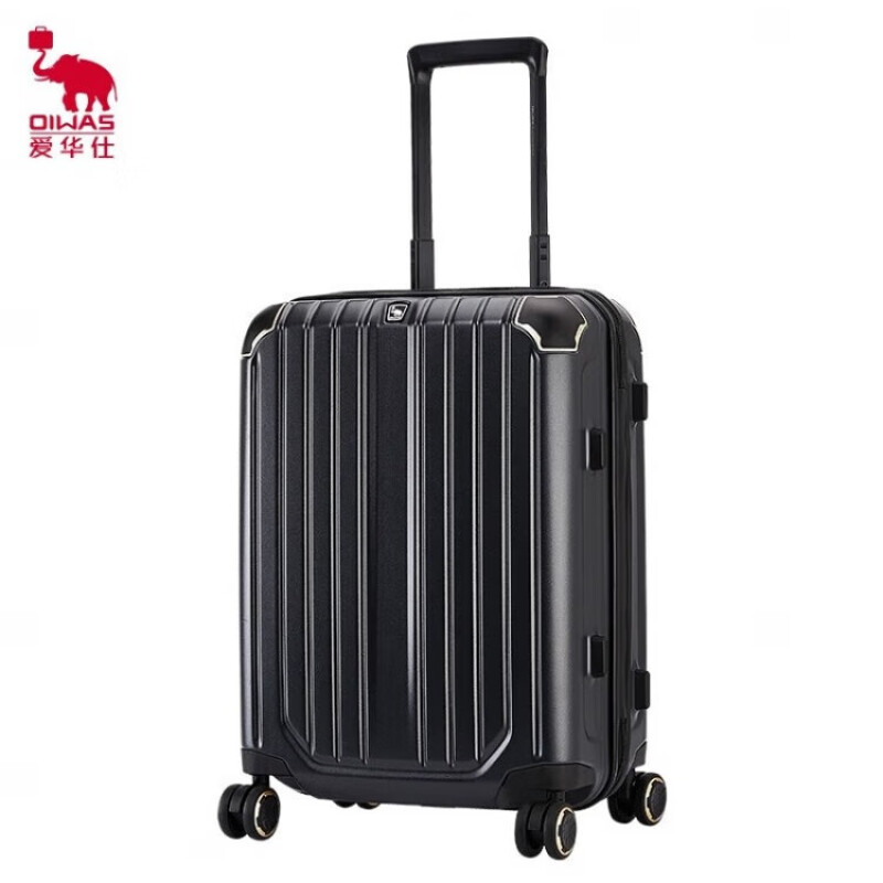 爱华仕（OIWAS）拉杆箱 24英寸 OCX6367U 黑色 24英寸